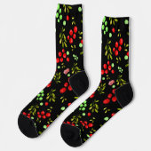 Berries Pattern Socken (Linkes Detail)
