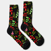Berries Pattern Socken (Rechts)
