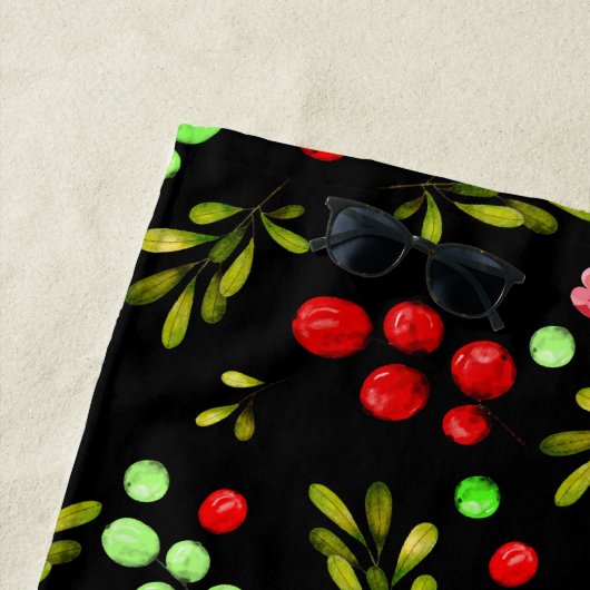 Berries Pattern Strandtuch (Beispiel)