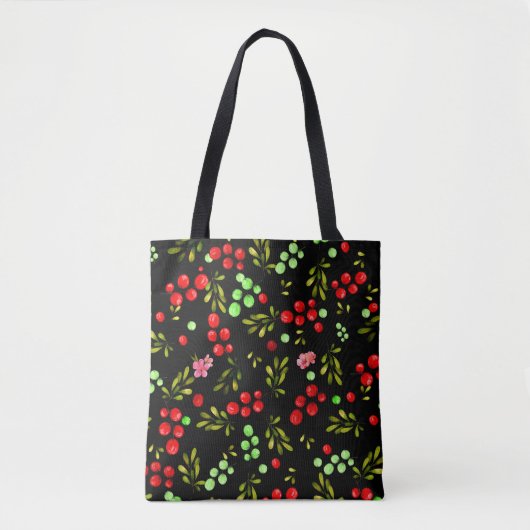 Berries Pattern Tasche (Vorderseite)