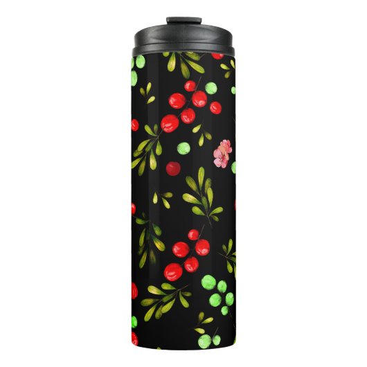 Berries Pattern Thermosbecher (Vorderseite)
