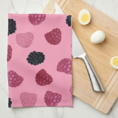 Berries Pink Pop Art Kitchen Towels Geschirrtuch (Viertel Falte)