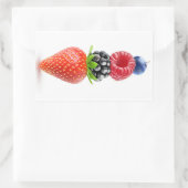 Berries-Pyramide Rechteckiger Aufkleber (Tasche)