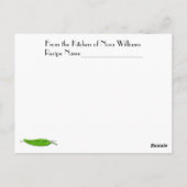 Berries Rezept Card Postkarte (Rückseite)