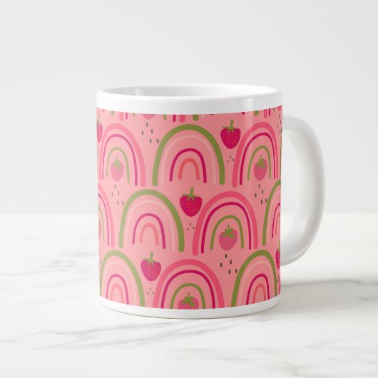 Berries Themed Jumbo-Tasse (Vorderseite Rechts)