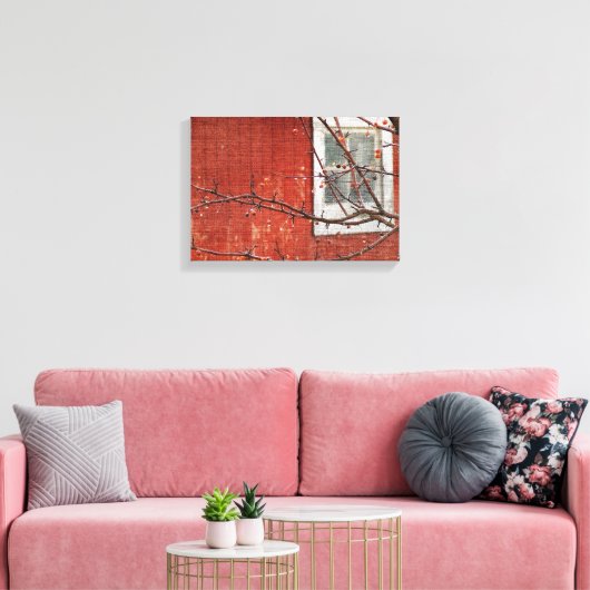 Berries und Barn Leinwanddruck (Insitu (Wohnzimmer))