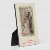 Berries und Greenery Foto mit Easel Fotoplatte (Seite)