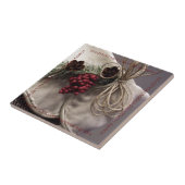 Berries und Pinecones Fliese (Seite)