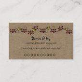 Berries und Stars Primitive Country Kraft Treuekarte (Vorderseite)