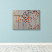 Berries und Weißer Stall Leinwanddruck (Insitu (Holzboden))