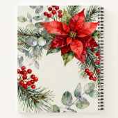 Berries Watercolor Floral Notebook Notizblock (Rückseite)