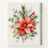 Berries Watercolor Floral Notebook Notizblock (Rückseite)