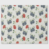 Berries Wrapping Paper Geschenkpapier (Flach)