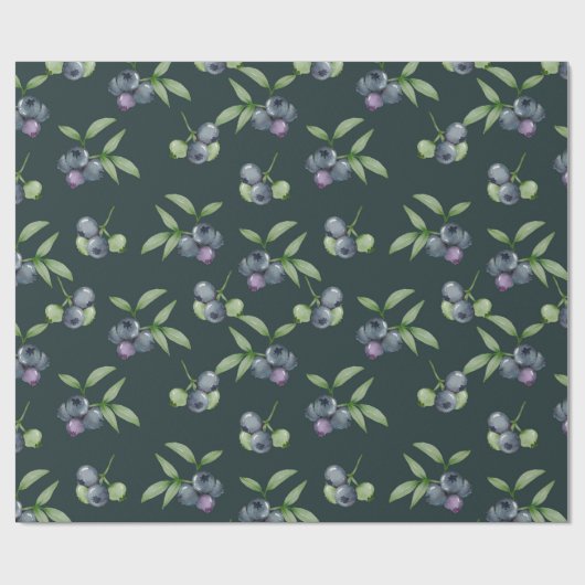Berries Wrapping Paper Geschenkpapier (Flach)