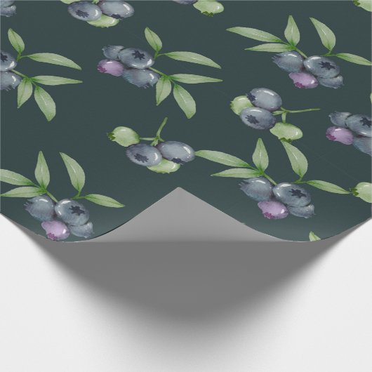 Berries Wrapping Paper Geschenkpapier (Ecke)