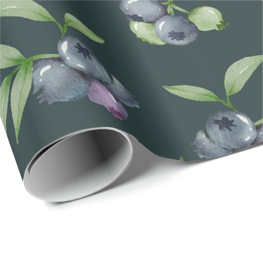 Berries Wrapping Paper Geschenkpapier (Rolleneckpunkt)
