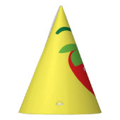 Berry 1. Geburtstag Niedlich Strawberry Farbige Mo Partyhütchen (Links)