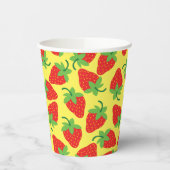 Berry 1. Geburtstag Niedlich Strawberry Kinder Pappbecher (Links)