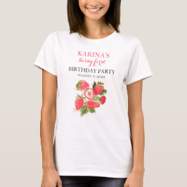 Berry 1. Geburtstag Party Erdbeerobst Sommer T-Shirt
