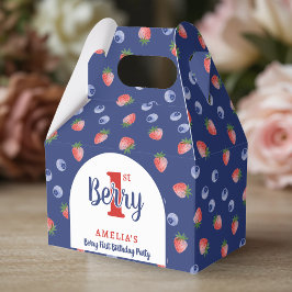 Berry 1. Geburtstag Party Strawberry Blueberry Blu Geschenkschachtel