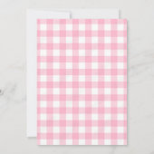 Berry 1st Bday Strawberry Einladung (Rückseite)