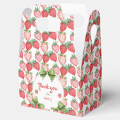 Berry 2nd Birthday Strawberry Party  Geschenkschachtel (Geöffnet)