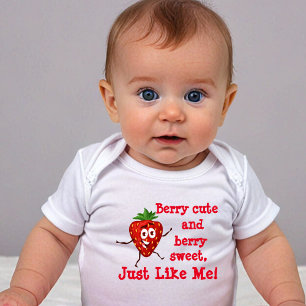 Berry Adorable Baby Bodysuit Strampler