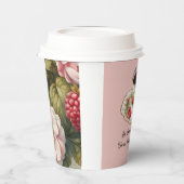Berry and Tea Brautparty Tea To go Cups Pappbecher (Links)