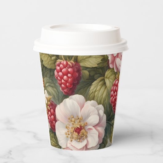 Berry and Tea Brautparty Tea To go Cups Pappbecher (Vorderseite)