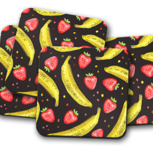 Berry & Banana Bliss Untersetzer Obst Untersetze