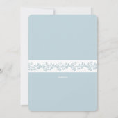 Berry Band Foto Geburtsankündigung Ankündigung (Rückseite)