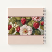 Berry Beautiful Garden Party: Square Notebook Notizblock (Rückseite)