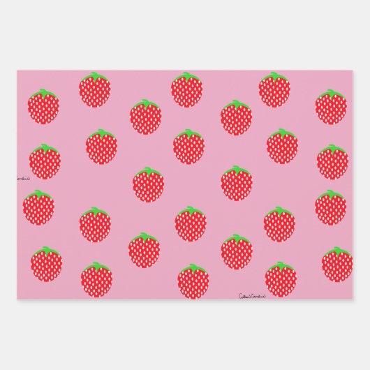 Berry Beautiful Summer Geschenkpapier Set (Vorderseite 2)