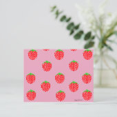 Berry Beautiful Summer Postkarte (Stehend Vorderseite)