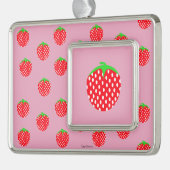 Berry Beautiful Summer Rahmen-Ornament Silber (Links)