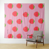 Berry Beautiful Summer Wandteppich (Beispiel (Horizontal))