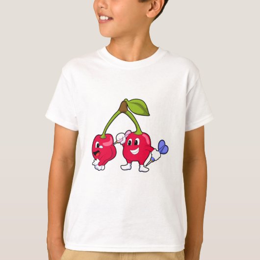 Berry bei Darts mit Dart T-Shirt (Vorderseite)