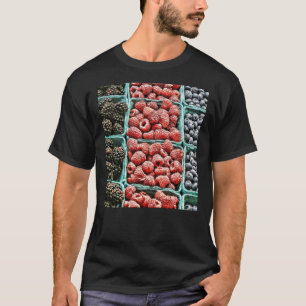 Berry Berries BlackBerry Raspberry Blueberry Baske T-Shirt