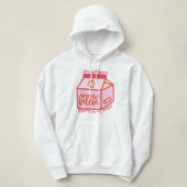 Berry Berry Sweet Strawberry Milk Hoodie (Design vorne)
