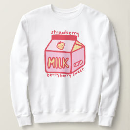 Berry Berry Sweet Strawberry Milk Sweatshirt