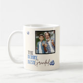 Berry Best Opa Foto Blaubeeren Textdesign Kaffeetasse (Links)