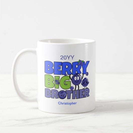Berry Big Brother - Sibling Blueberry Pub Kaffeetasse (Links)