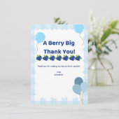Berry Big Dankycard Dankeskarte (Stehend Vorderseite)