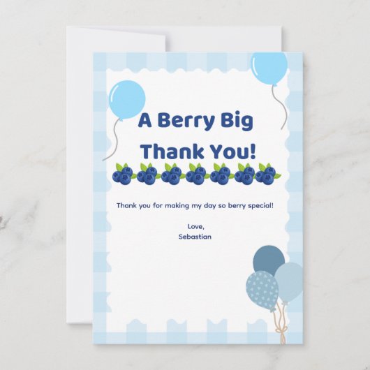Berry Big Dankycard Dankeskarte (Vorderseite)