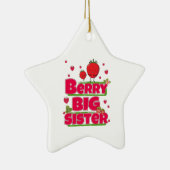 Berry Big Sister - Niedliche Erdbeerpuppe Keramik Ornament (Rechts)