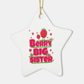 Berry Big Sister - Niedliche Erdbeerpuppe Keramik Ornament (Links)