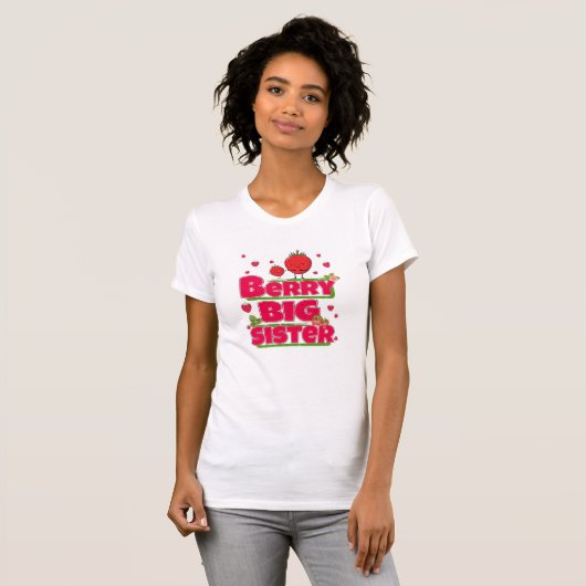 Berry Big Sister - Niedliche Erdbeerpuppe T-Shirt (Vorne ganz)