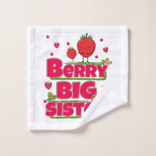 Berry Big Sister - Niedliche Erdbeerpuppe Waschlappen (Waschlappen)