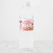 Berry Birthday - Afro Baby Berry Sweet Wasserflaschenetikett (Vorderseite)