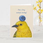 Berry Birthday Card Karte (Gelbe Blume)